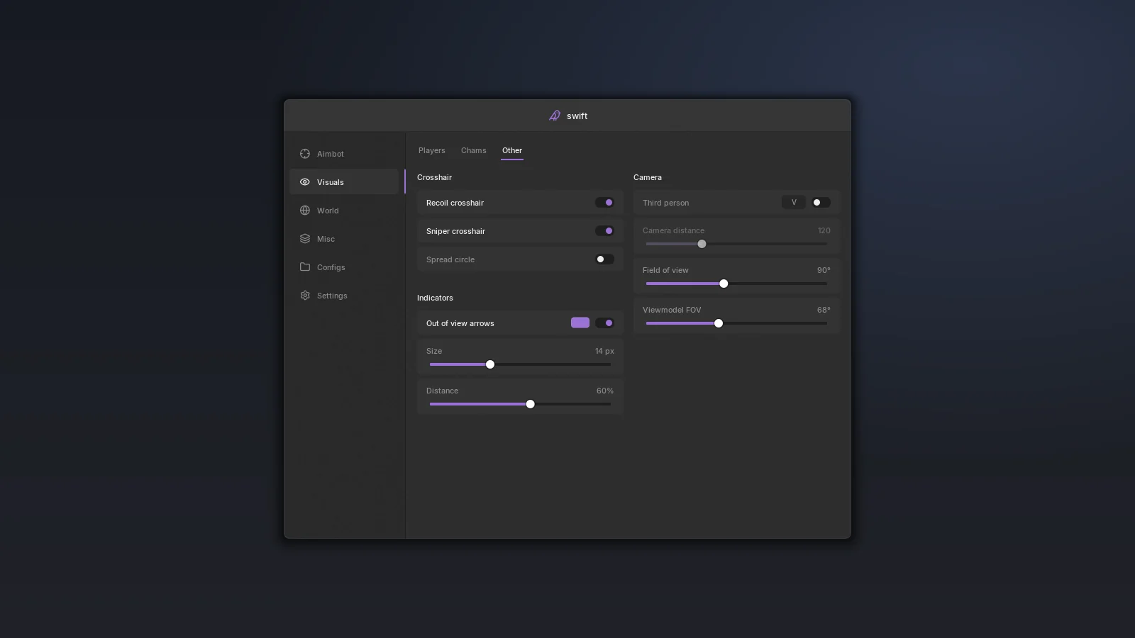 Swift visuals extras