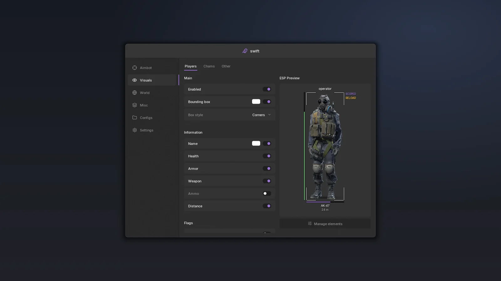 Swift visuals
